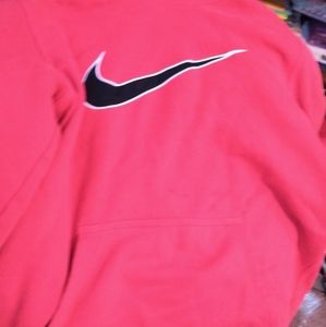 Nike red hoodie